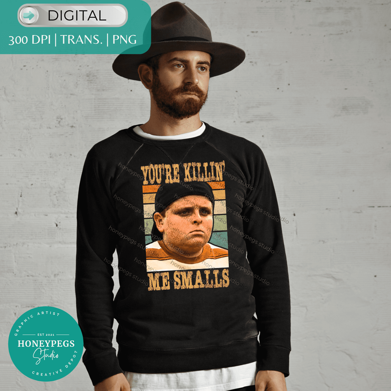 You're Killing' Me Smalls PNG transfer