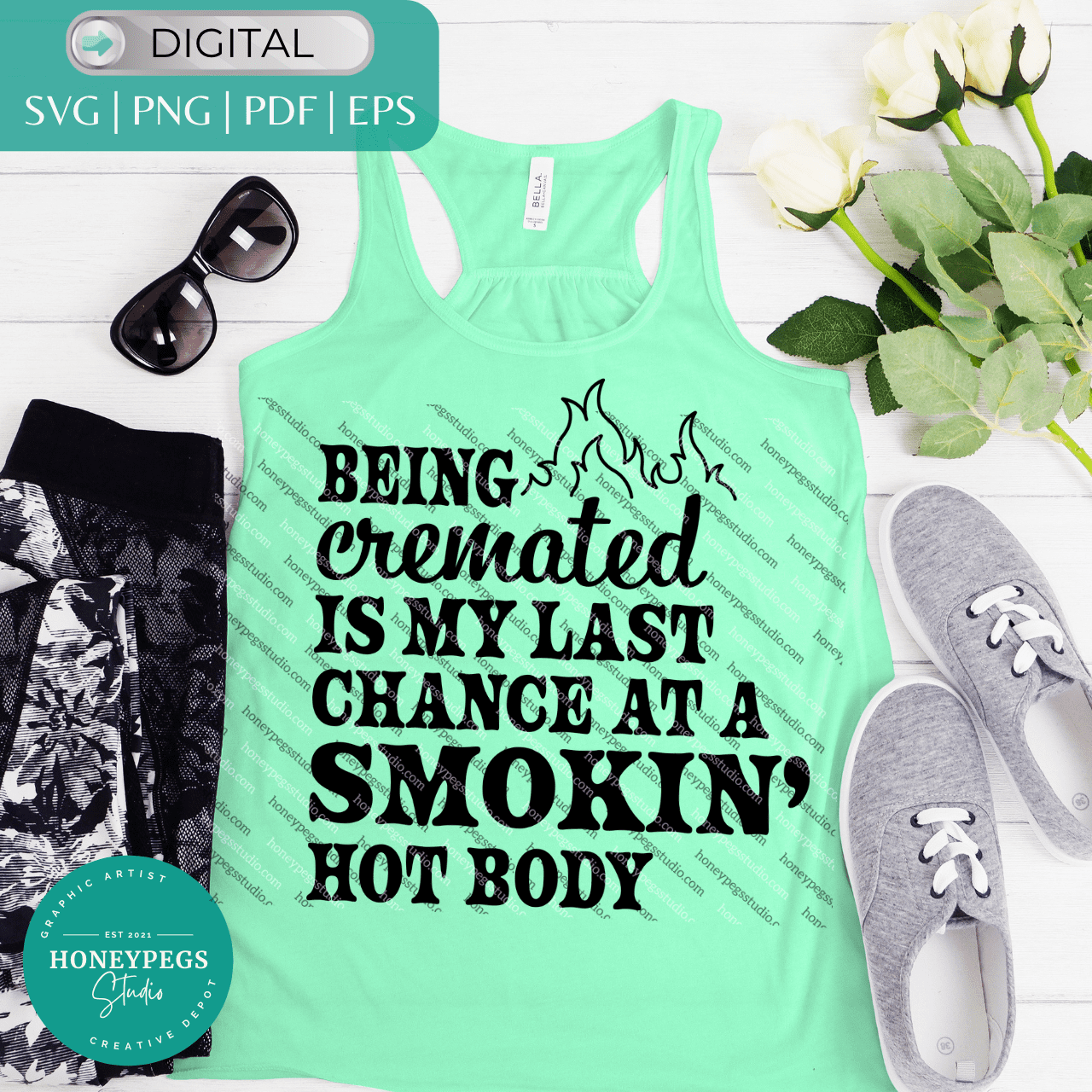 Smoking Hot Body SVG funny cricut cut file