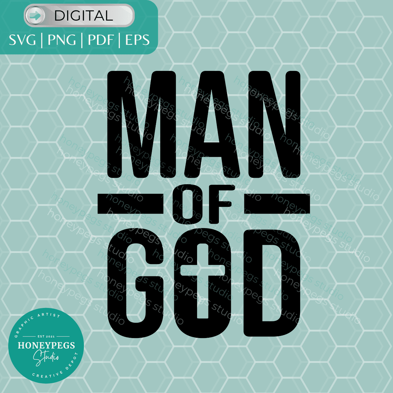 man of god svg cricut cut file honeypegs studio graphic christian design religious graphic vector art sublimation print