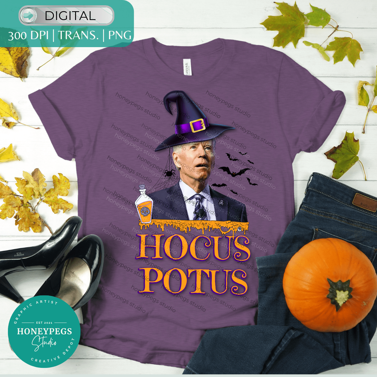 Hocus Potus Biden PNG Biden
