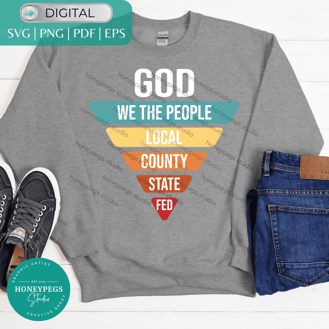 god pyramid we the people svg cricut cut file digital download honeypegs studio graphic art