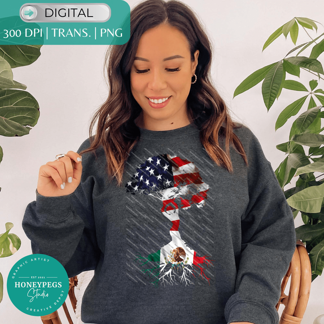 mexican roots american born sublimation png print shirt image mug print heatprewss sublimation png heatpress image Mexican roots flamenco dancer tree silhouette sublimation beautiful flamenco dancer heritage png honeypegs studio graphic artist
