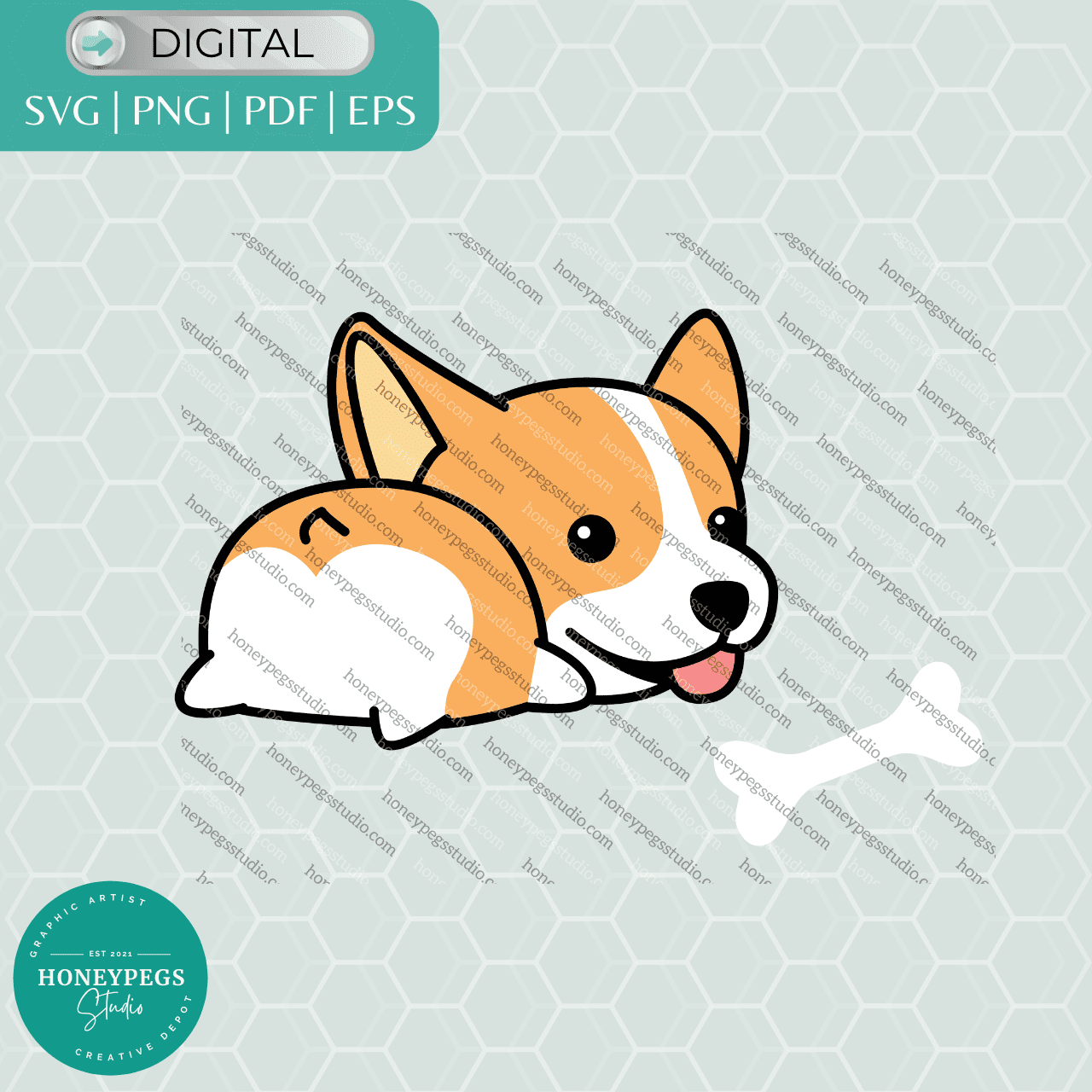 Corgi Butt SVG cricut cut corgi lover