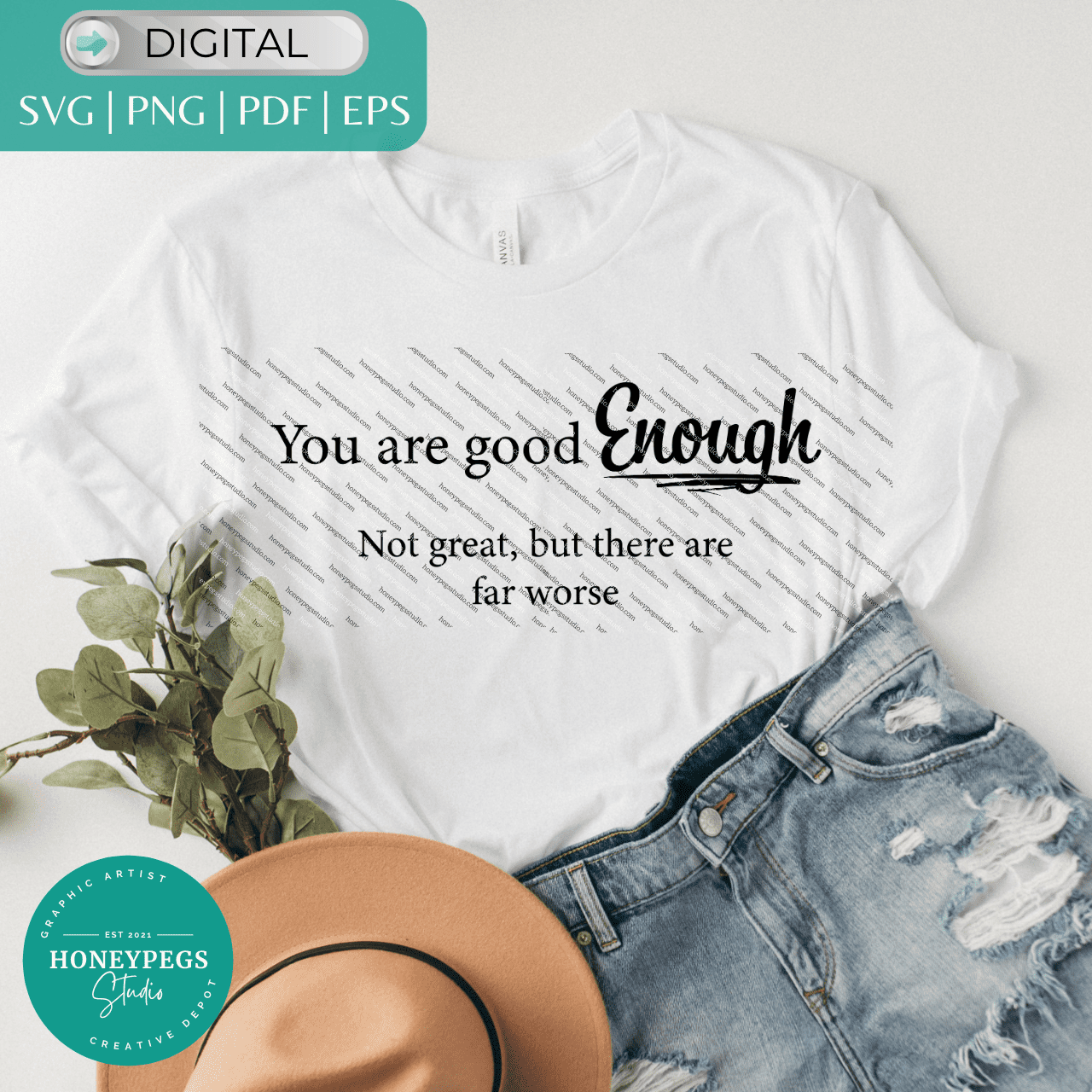 you are enough svg cricut cut file not great but there are far worse cricut cut vector you are enough sublimation png honeypegs studio graphic artist cricut cut subbing printer you are enough not great funny svg
