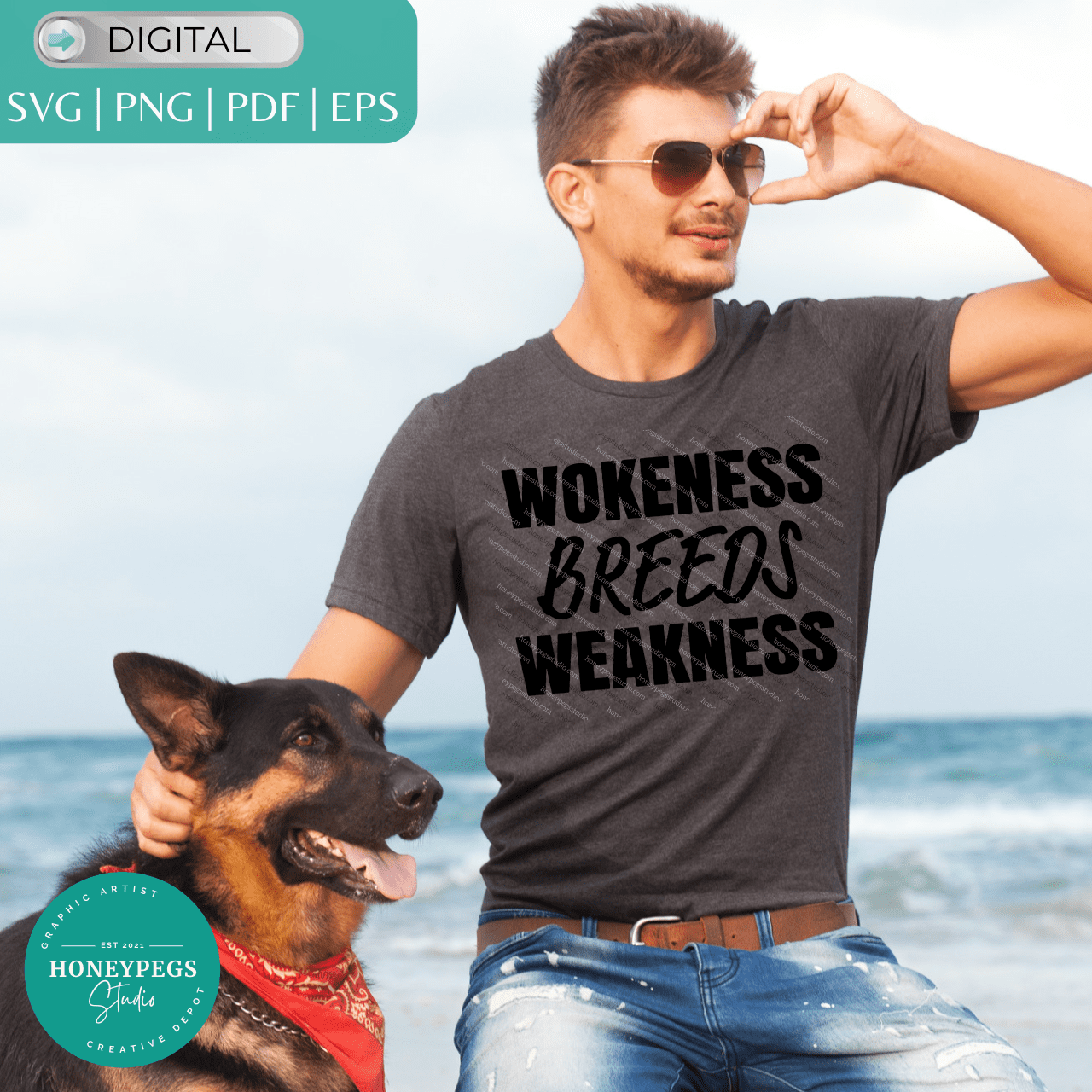 wokeness breeds weakness sg cricut cut file vector graphic honeypegs studio cut files sublimation print political svg