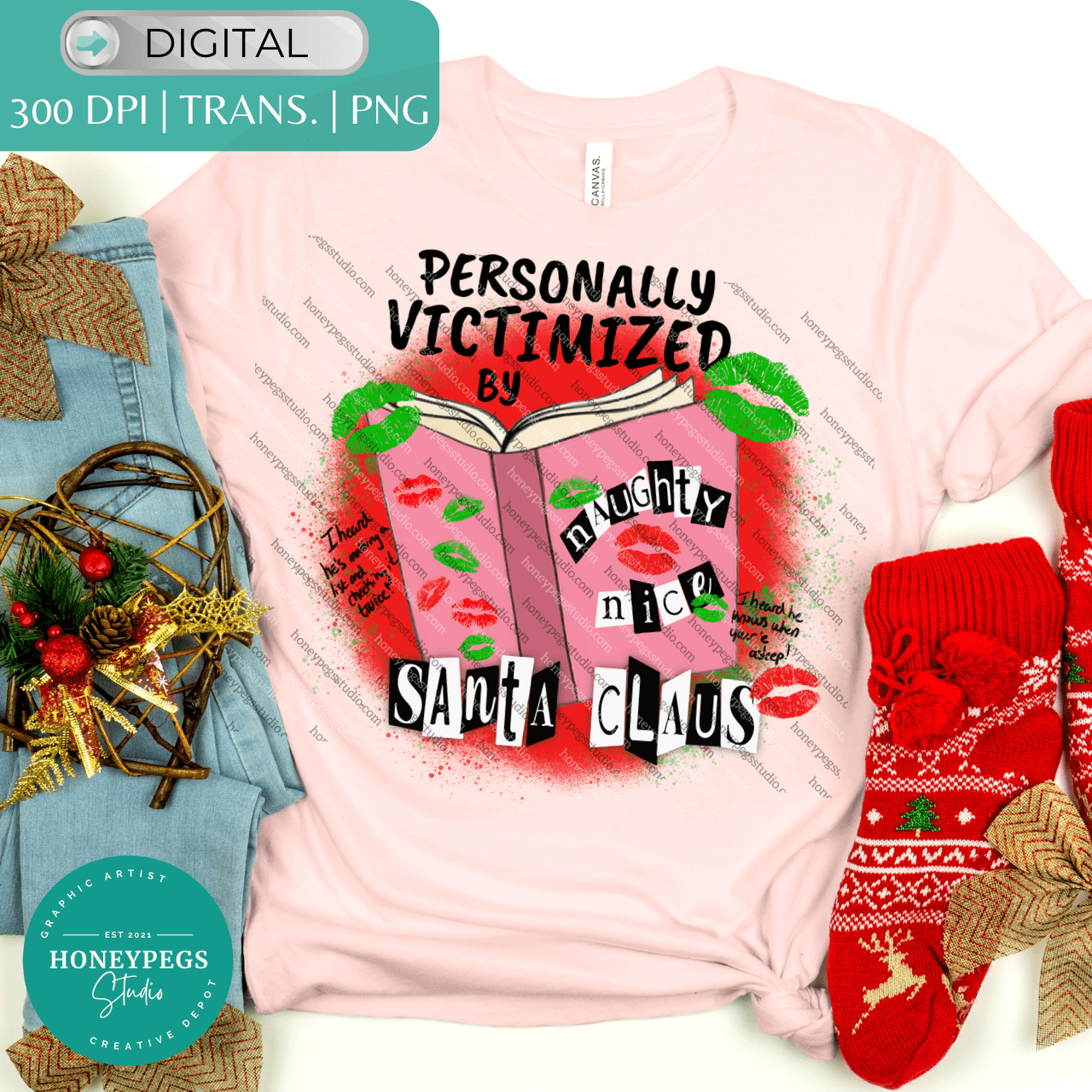 Personally Victimized By Santa PNG