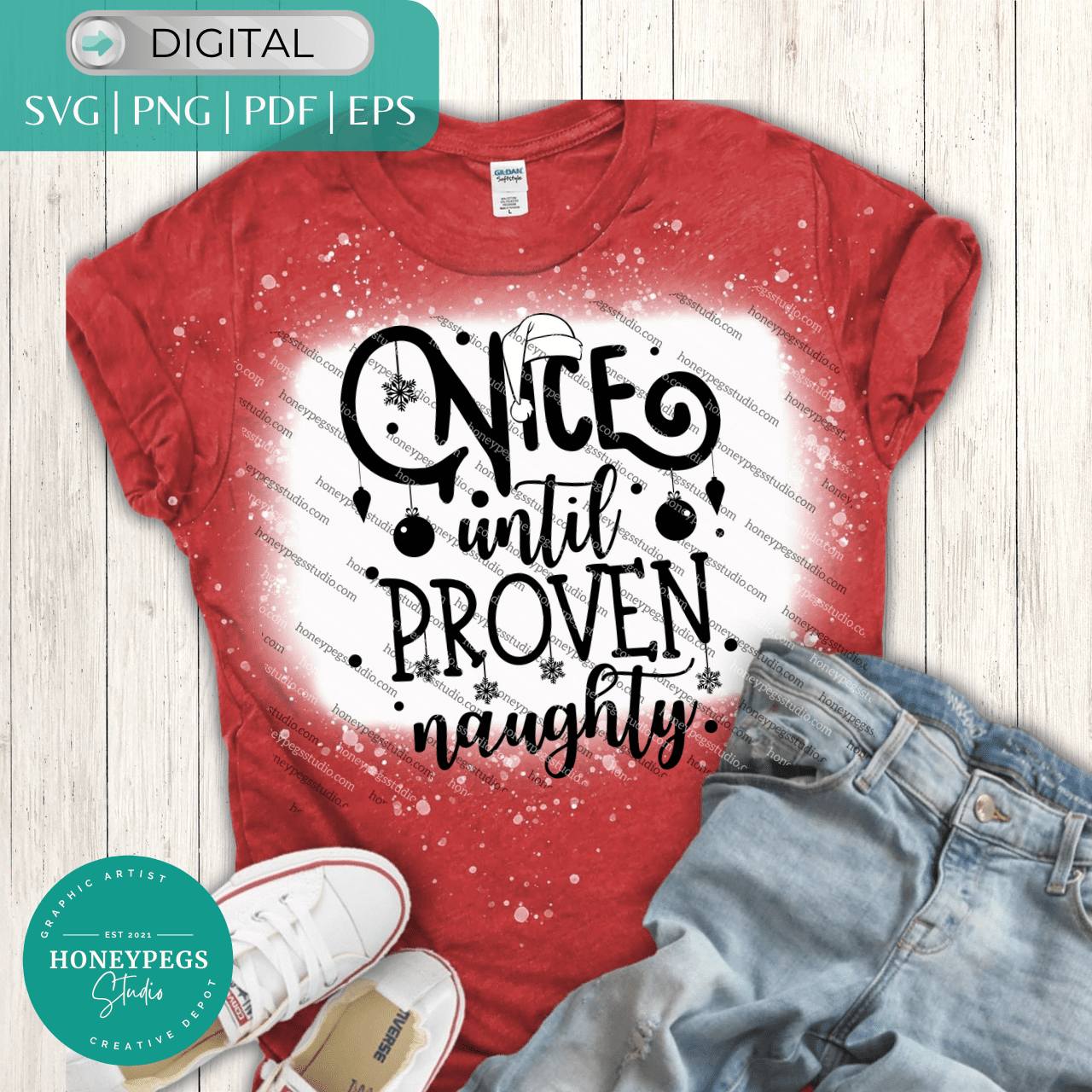 Nice Until Proven Naughty SVG