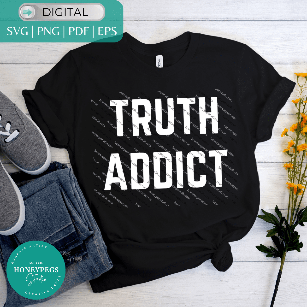Truth Addict SVG cricut cut files