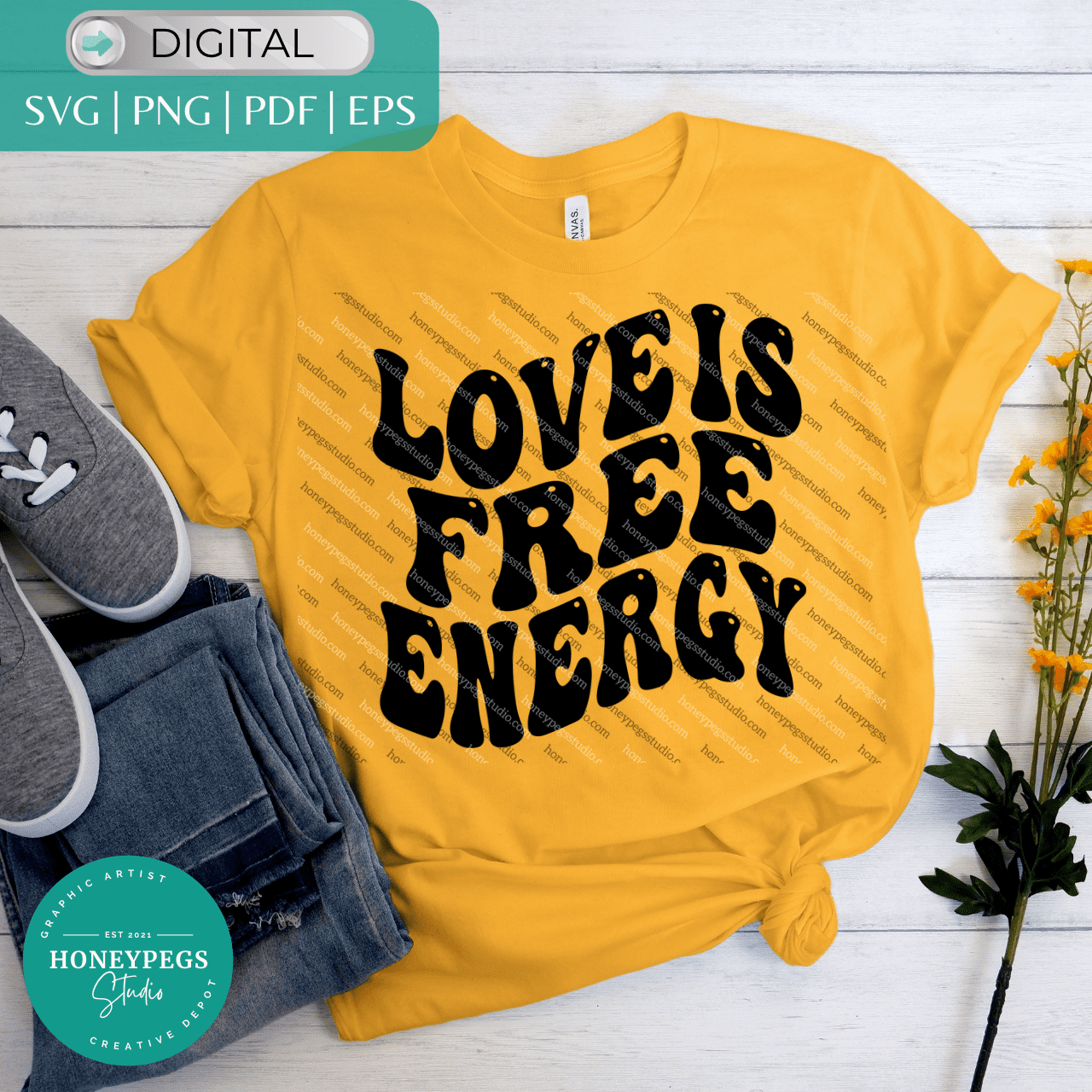 love is free energy svg cricut cut files vector graphic sublimation print positive message vector graphic honeypegs studio graphic artist love is free energy sublimation png