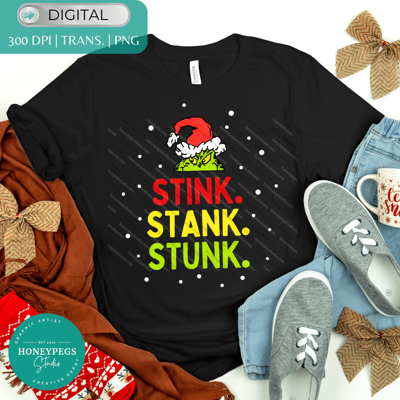 stink stank stunk png image grinch christmas snow funny graphic grinch santa stink stank stunk sublimation png honeypegs studio graphic artist