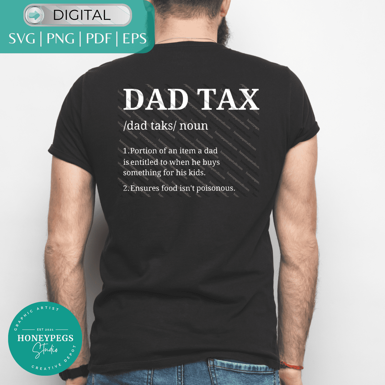 Dad Tax Definition SVG cricut cut files