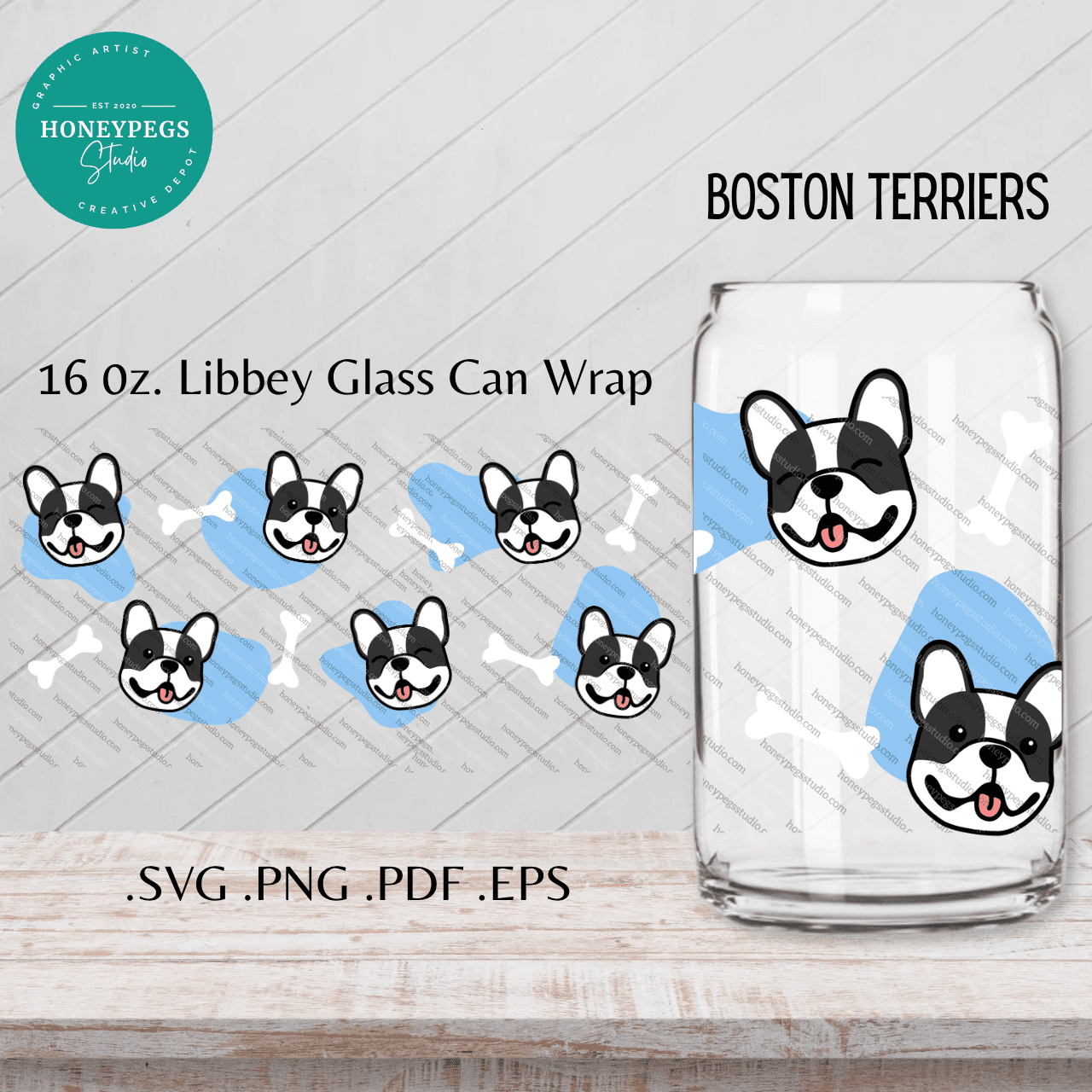 boston terrier 16 oz glass cup wrap vector vinyl svg cricut cut file boston terrier lover cute dog faces honeypegs studio graphic artist designs boston terrier cup design vector libbey glass can cup wrap dog lover breed blue bones vector wrap dog bone sublimation png glass can wrap 16 oz boston terrier puppy cup png wrap sublimation