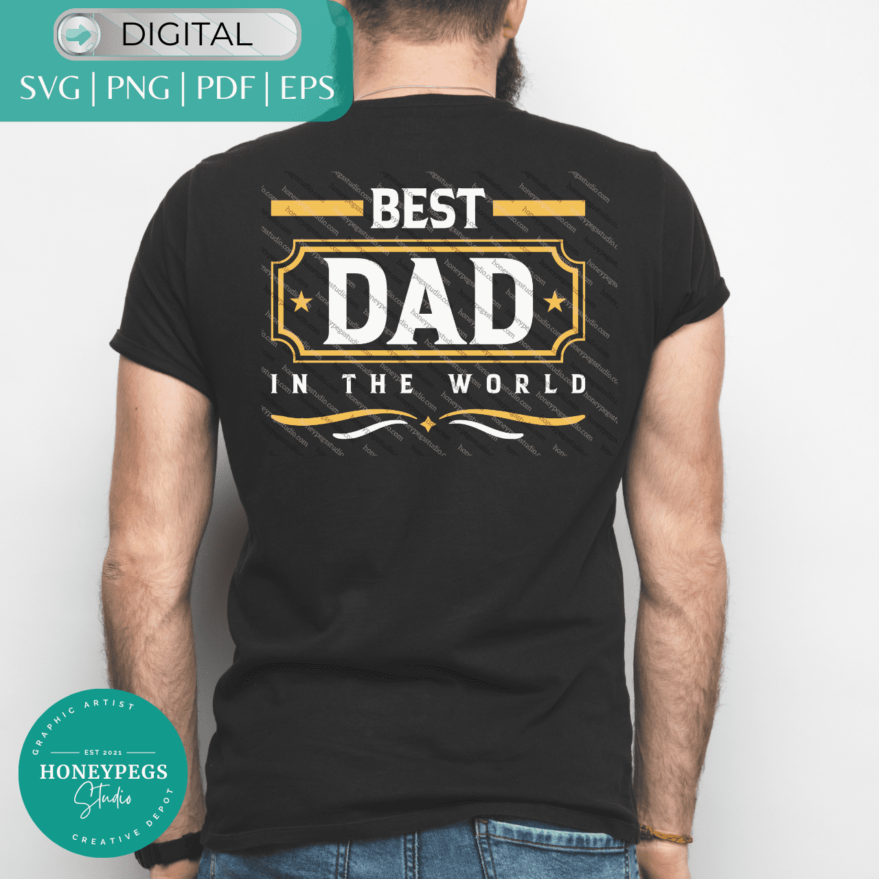 best dad in the world svg vector graphic best dad in the world sublimationpng print png honeypegs studio graphic artist designs best dad in the world frame svg fancy decorative father's day design sublimation png best dad in the world shirt idea cricut cut files