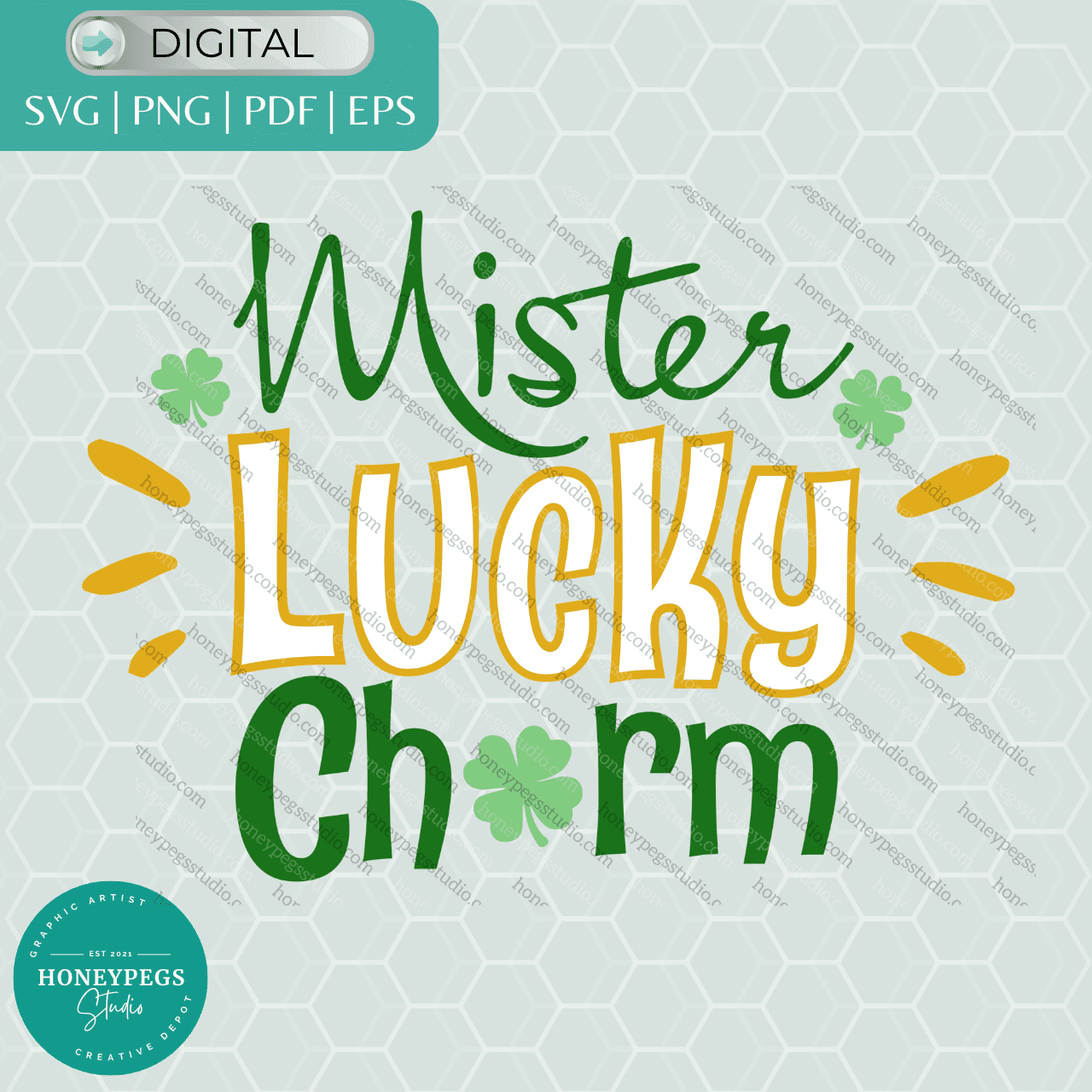 Mr Lucky Charm St Patricks SVG