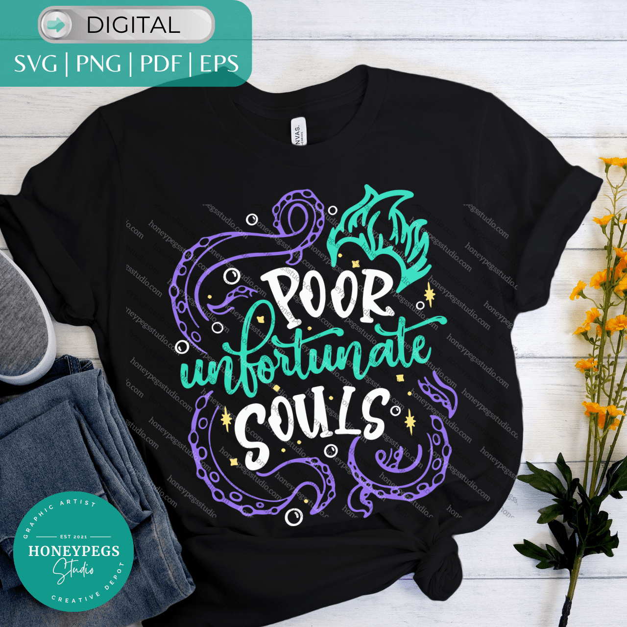 poor unfortunate souls graphic design vector cut files honeypegs studio graphic artist digital download poor unfortunate souls ursula little mermaid sublimation bubbles water ocean print png poor unfortunate souls disney fan svg graphic ursela tentacles graphic print high quality instant download designs vector cricut cut files