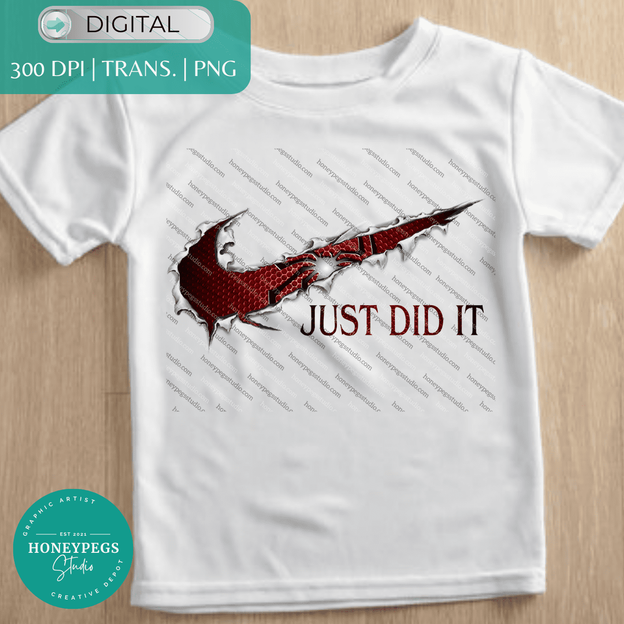 just did it nike tear graphic sublimation print honeypegs studio instant download digital design nike basketball red spider black spider design nike sports tear just did it spider basketball design sublimation png image transparent background honeypegs studio graphic artist custom apparels prints