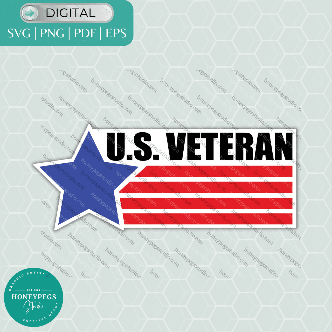 U.S. Veteran Star Vector Pack