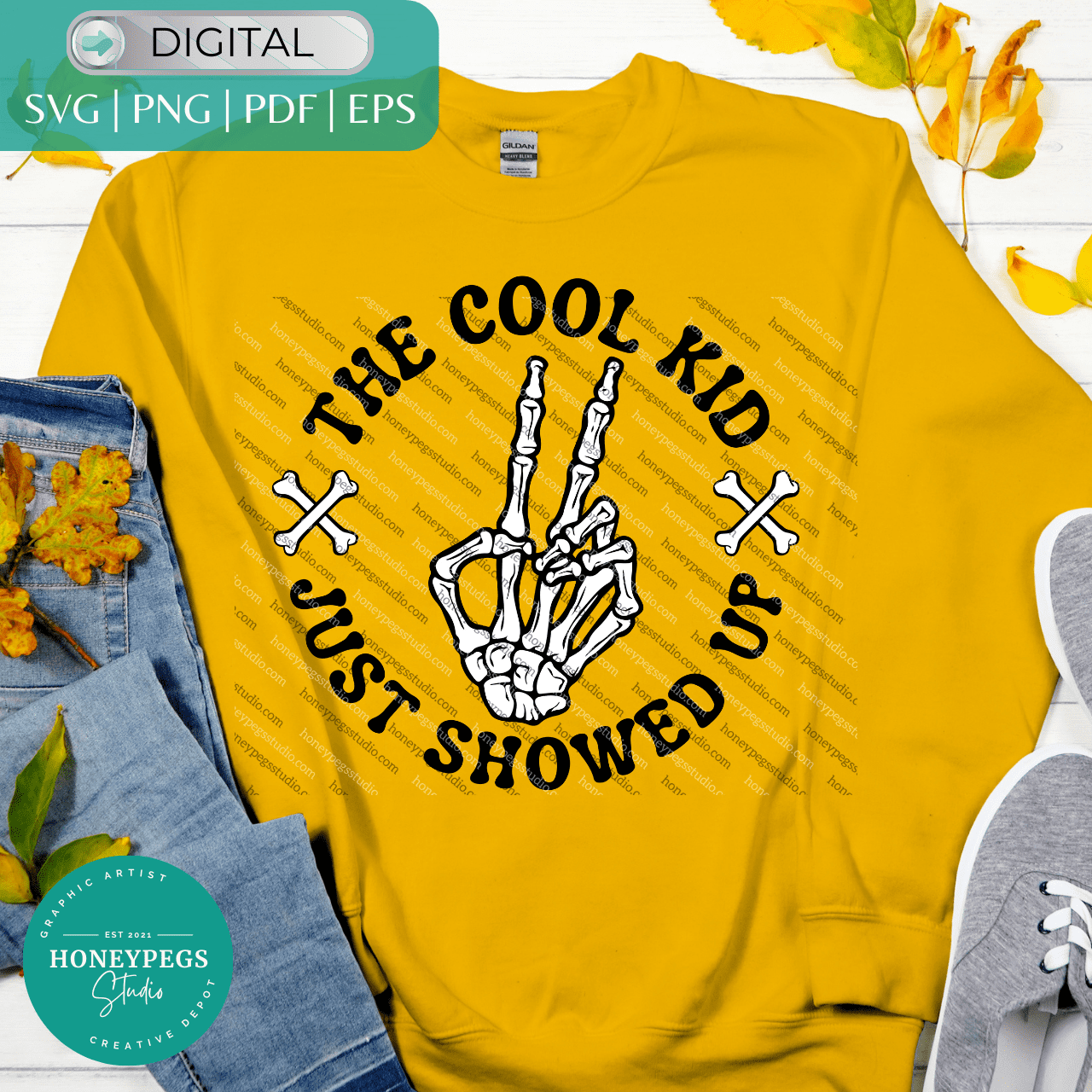 the cool kid just showed up skeleton hand peace crossbones svg vector graphic skeleton hand sublimation png the cool kid just showed up sublimation png skeleton lover vector cricut cut files crossbones cricut cut files vector skeleton hand sublimation png honeypegs studio graphic artist instant download digital design