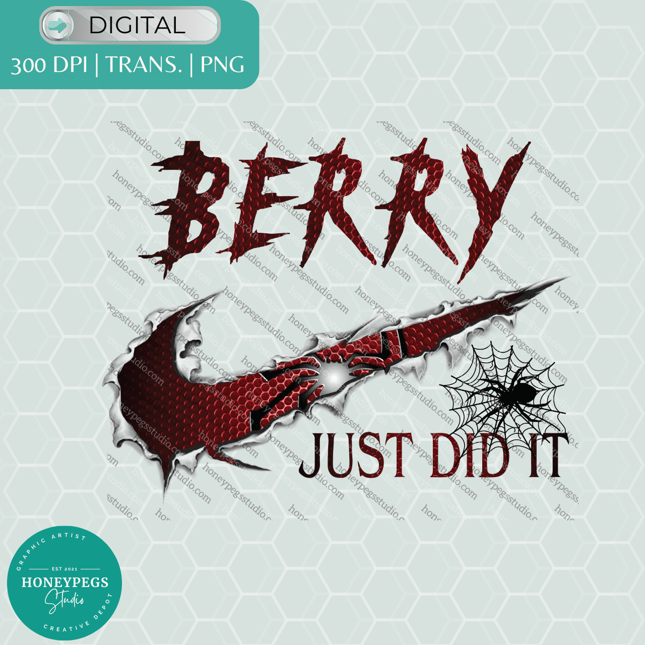 Berry Just Did It Spider