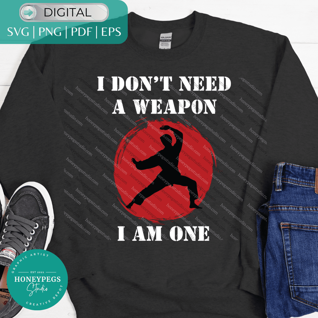 i don't need a weapon i am one karate fighter guy digital download files design graphic sublimation png honeypegs studio graphic artist high-quality designs instant download transparent background small made in usa american artist karate fighter design cricut heatpress files heatpress designs cricut crafts png files ju jitsu fighter martial arts boyfriend man father martial arts design download png sublimation graphic mens fighting graphic silhouette fighter design svg vector cricut vector karate svg clipart guy martial arts clipart file shirt design vinyl file graphic png
