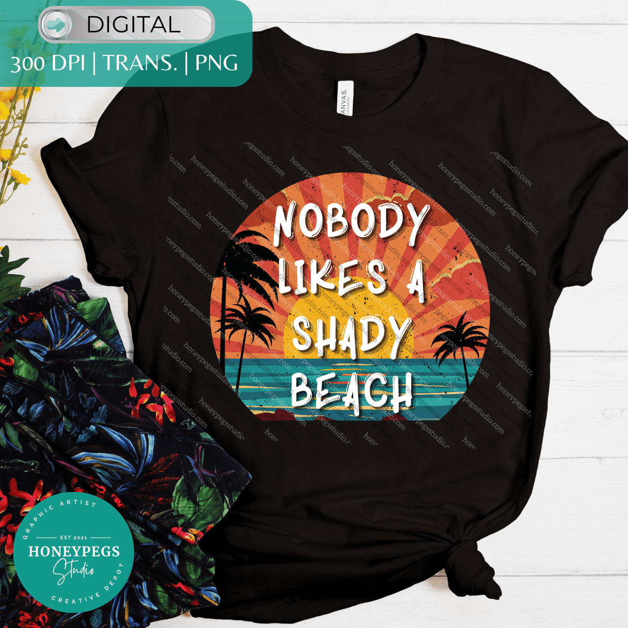 Nobody Likes A Shady Beach PNG