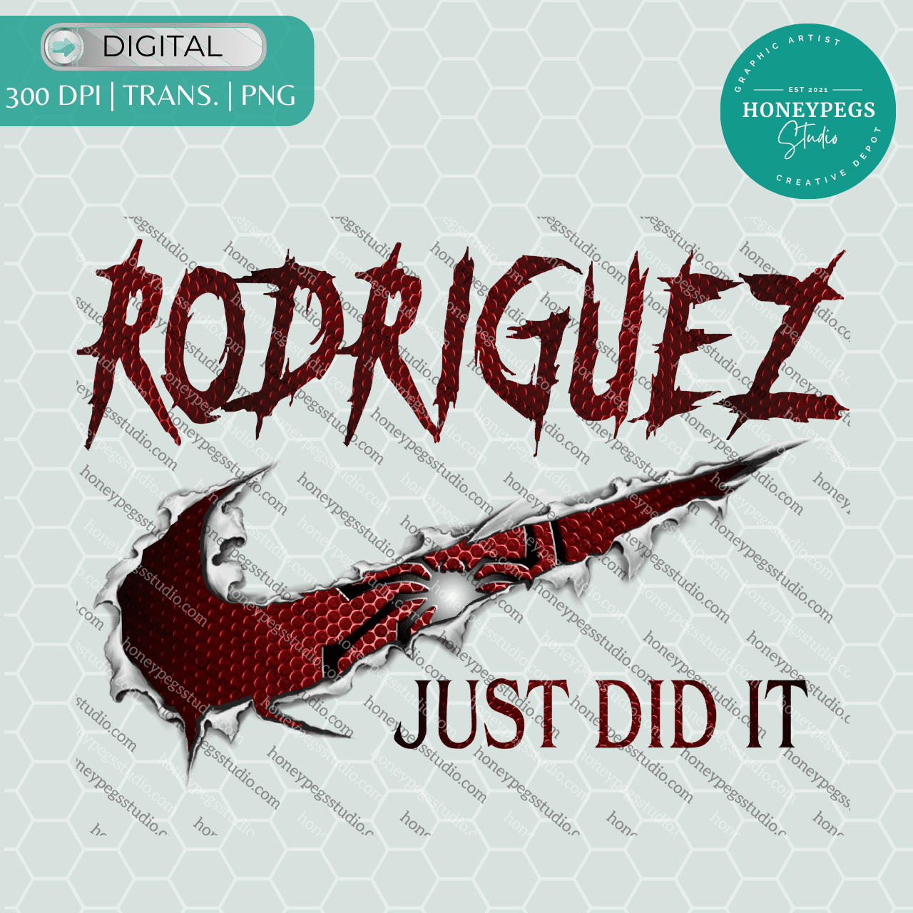 Rodriguez Just Did It Spider Tear PNG